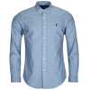 Polo Ralph Lauren Hosszú ujjú ingek CHEMISE AJUSTEE SLIM FIT EN OXFORD LEGER Kék EU L