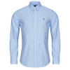 Polo Ralph Lauren Hosszú ujjú ingek CHEMISE AJUSTEE SLIM FIT EN POPELINE UNIE Kék EU M