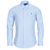 Polo Ralph Lauren Hosszú ujjú ingek CHEMISE AJUSTEE SLIM FIT EN POPELINE UNIE Kék EU S