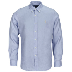 Polo Ralph Lauren Hosszú ujjú ingek CHEMISE COUPE DROITE EN LIN Kék EU XXL