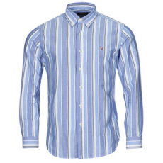 Polo Ralph Lauren Hosszú ujjú ingek CHEMISE COUPE DROITE EN OXFORD Kék EU S