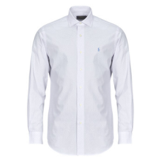 Polo Ralph Lauren Hosszú ujjú ingek CHEMISE COUPE DROITE EN POPELINE MICRO MOTIF Fehér EU XL