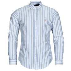 Polo Ralph Lauren Hosszú ujjú ingek CHEMISE COUPE SLIM EN OXFORD Kék EU M
