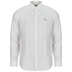 Polo Ralph Lauren Hosszú ujjú ingek CHEMISE RAYEE COUPE DROITE EN LIN Sokszínű EU L