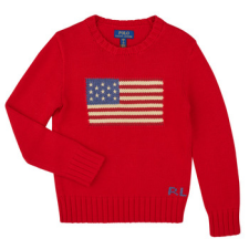 Polo Ralph Lauren Pulóverek FLAG CN SWTR-TOPS-SWEATER Piros 8 Jahre gyerek pulóver, kardigán