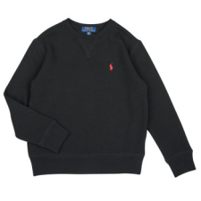 Polo Ralph Lauren Pulóverek LONG SLEEVE CREWNECK SWEATSHIRT Fekete 18 / 20 Jahre gyerek pulóver, kardigán