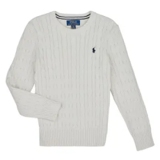 Polo Ralph Lauren Pulóverek LS CABLE CN-TOPS-SWEATER Fehér 14 / 16 Jahre