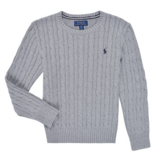 Polo Ralph Lauren Pulóverek LS CABLE CN-TOPS-SWEATER Szürke 10 / 12 Jahre