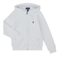 Polo Ralph Lauren Pulóverek LS FZ HOOD-TOPS-KNIT Fehér 14 / 16 Jahre gyerek pulóver, kardigán