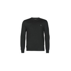 Polo Ralph Lauren Pulóverek PULL COL ROND AJUSTE EN COTON PIMA LOGO PONY PLAYER Fekete EU S