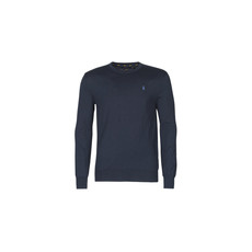 Polo Ralph Lauren Pulóverek PULL COL ROND AJUSTE EN COTON PIMA LOGO PONY PLAYER Kék EU M