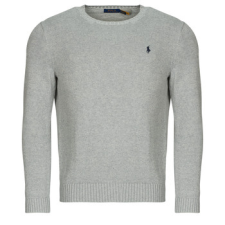 Polo Ralph Lauren Pulóverek PULL COL ROND EN COTON Szürke EU L férfi pulóver, kardigán