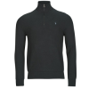 Polo Ralph Lauren Pulóverek PULL DEMI ZIP EN COTON TEXTURE Fekete EU M