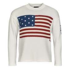 Polo Ralph Lauren Pulóverek PULL US FLAG Fehér EU L