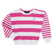 Polo Ralph Lauren Pulóverek STRPEBBBLCN-KNIT SHIRTS-SWEATSHIRT Rózsaszín 8 / 10 Jahre gyerek pulóver, kardigán
