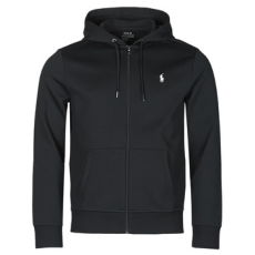 Polo Ralph Lauren Pulóverek SWEATSHIRT A CAPUCHE ZIPPE EN JOGGING DOUBLE KNIT TECH LOGO PONY Fekete EU M