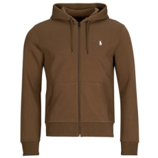 Polo Ralph Lauren Pulóverek SWEATSHIRT ZIPPE EN DOUBLE KNIT TECH Barna EU S