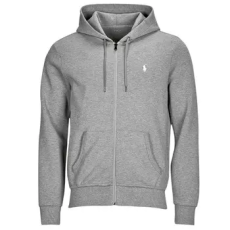 Polo Ralph Lauren Pulóverek SWEATSHIRT ZIPPE EN DOUBLE KNIT TECH Szürke EU M