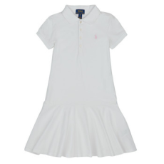 Polo Ralph Lauren Rövid ruhák POLO DRESS-DRESSES-KNIT Fehér 7 Jahre