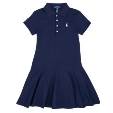 Polo Ralph Lauren Rövid ruhák POLO DRESS-DRESSES-KNIT Tengerész 16 Jahre lányka ruha