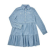 Polo Ralph Lauren Rövid ruhák SHIRTDRESS-DRESSES-DAY DRESS Kék 10 éves