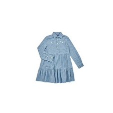 Polo Ralph Lauren Rövid ruhák SHIRTDRESS-DRESSES-DAY DRESS Kék 10 éves lányka ruha
