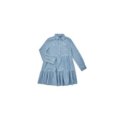 Polo Ralph Lauren Rövid ruhák SHIRTDRESS-DRESSES-DAY DRESS Kék 8 éves