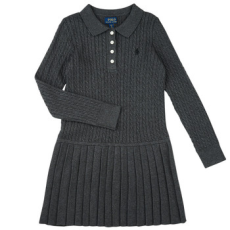 Polo Ralph Lauren Rövid ruhák SWEATER-DRESSES Szürke 12 / 14 Jahre