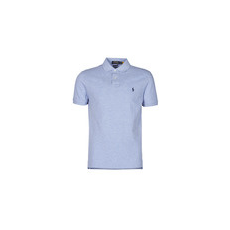 Polo Ralph Lauren Rövid ujjú galléros pólók POLO AJUSTE DROIT EN COTON BASIC MESH LOGO PONY PLAYER Kék EU L