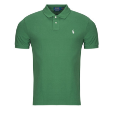 Polo Ralph Lauren Rövid ujjú galléros pólók POLO COUPE DROITE EN COTON BASIC MESH Zöld EU M