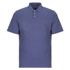 Polo Ralph Lauren Rövid ujjú galléros pólók POLO EN JERSEY AVEC POCHE Kék EU XL