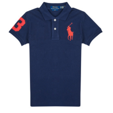 Polo Ralph Lauren Rövid ujjú galléros pólók SLIM POLO Tengerész 14 / 16 Jahre