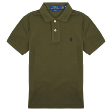 Polo Ralph Lauren Rövid ujjú galléros pólók SLIM POLO-TOPS-KNIT Keki 14 / 16 Jahre