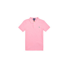 Polo Ralph Lauren Rövid ujjú galléros pólók SLIM POLO-TOPS-KNIT Rózsaszín 10 / 12 Jahre