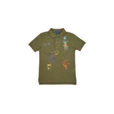 Polo Ralph Lauren Rövid ujjú galléros pólók SSKCM2-KNIT SHIRTS-POLO SHIRT Keki 4 ans