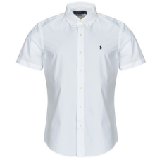 Polo Ralph Lauren Rövid ujjú ingek CHEMISE EN POPELINE UNIE Fehér EU XL