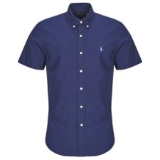 Polo Ralph Lauren Rövid ujjú ingek CHEMISE EN POPELINE UNIE Tengerész EU M férfi ing