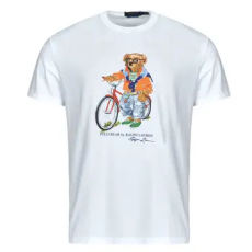 Polo Ralph Lauren Rövid ujjú pólók T-SHIRT POLO BEAR AJUSTE EN COTON Fehér EU M