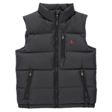 Polo Ralph Lauren Steppelt kabátok DOWN VEST-OUTERWEAR-VEST Fekete 10 / 12 Jahre