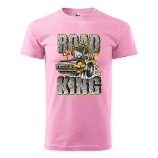 Póló Road king mintával - Rózsaszín M méretben ajándéktárgy