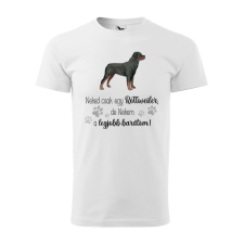  Póló Rottweiler mintával - Fehér XXXL méretben ajándéktárgy