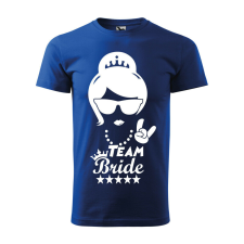  Póló Team bride mintával - Kék S méretben v3 ajándéktárgy