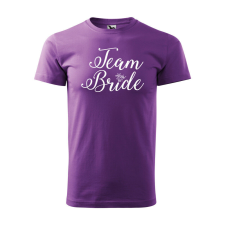 Póló Team bride mintával - Lila XL méretben v5 ajándéktárgy