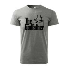  Póló The Godfather  mintával Szürke 2XL egyedi ajándék