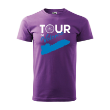  Póló Tour de Velence mintával - Lila XXXL méretben ajándéktárgy