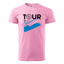 Póló Tour de Velence mintával - Rózsaszín XXXL méretben ajándéktárgy