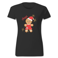 polofun.hu Anya, mézeskalács figurával, Karácsony