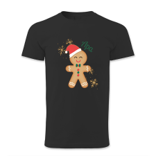 polofun.hu Apa, mézeskalács figurával, Karácsony férfi póló