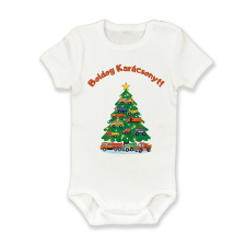 polofun.hu Boldog Karácsonyt, karácsonnyfa autós díszekkel, Karácsony kombidressz, body