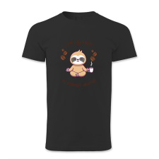 polofun.hu Csak egy kávét és csöndet akarok férfi póló